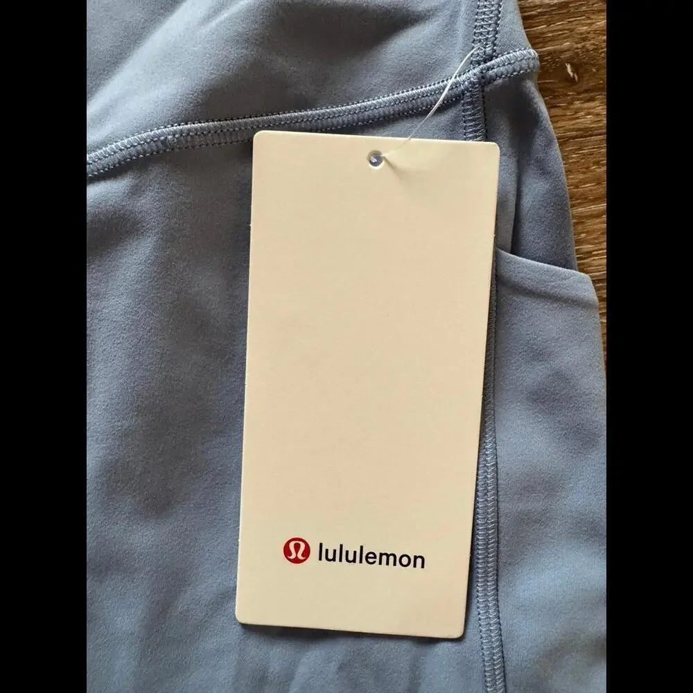 Lululemon Align With Pockets High Rise 25” Blue Willow Size 12 NWT